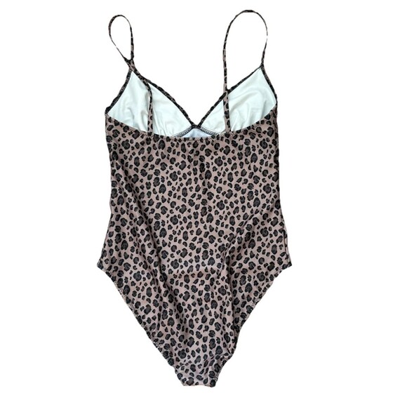 Reformation Womens Swimsuit Leopard Montecarlo Size Small - Picture 8 of 9